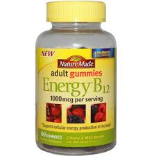 Buy Nature Made Adult Gummies Energy B12 Cherry Wild Berries 80 Gummies At Megavitamins Online Supplement Store Australia Energy B1 Nature Made Vitamins Organic Supplements Berries