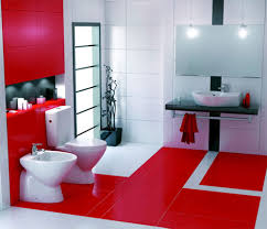 Red and grey bathroom ideas. Add Warmth To Your House With Ideas From These Red Bathroom Interiors