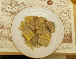 Chez nous la cuisine c'est sacré ! Paccheri Alla Norcina Picture Of Osteria Cantina Offida Tripadvisor