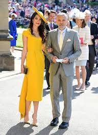 What Celebrity Guests Wore To Meghan Markle And Prince Harry S Wedding Royal Wedding Guests Outfits Nice Dresses Royal Wedding Dress