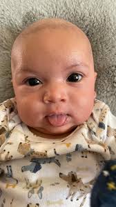 In five days my little honey bun will be 4️⃣months!! You are such a happy  baby Roman. Seeing you happy makes ME happy!! I can’t get enough of you and  your cuteness!!!✨💛🧡🩷🩵 , ., ., ., ., #reels ...