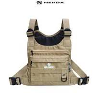 Tas dada tactical pria neisda jammuts Chest bag rig outdoor cream black  green