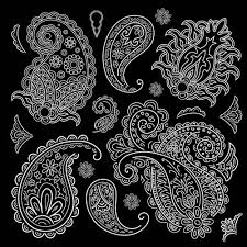 Black And White Paisley Background Set Of Black And White Paisley Pattern Vector Graphics 03 Over Millions Vectors Stock Photos Hd Pictures Psd Paisley Art Paisley Drawing Paisley Pattern