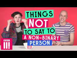 July 14th is international nonbinary people's day, an occasion to celebrate the diversity of the many gender identities that exist beyond the binary. Things Not To Say To A Non Binary Person Youtube