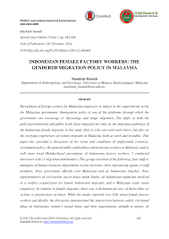 When was the national film development corporation created? Pdf Indonesian Female Factory Workers The Gendered Migration Policy In Malaysia