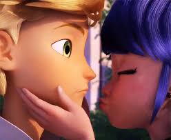 Marinette stands up, looks at adrien, and immediately returns to hiding, her emotions overwhelming her. Marinette And Adrien Kissing Gif Marinetteandadrien Kissing Sweet Discover Share Gifs
