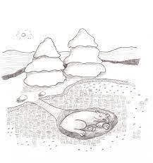 Hibernation Coloring Page Like To Think They Enter The Consciousness Of The Quintessential Animals That Hibernate Bear Coloring Pages Coloring Pages