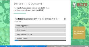 Complex Noun Phrases 1 Ieltstutors