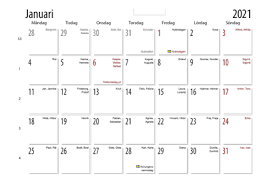 Kalender för februari 2021 för utskrift. 2021 Arkiv Blankettbanken