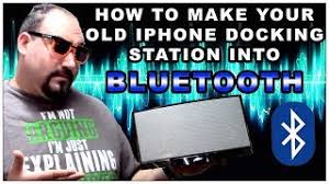 Bose headphones connect to iphones using the bluetooth options in the ios settings or bose's own bose connect app. How To Make Your Old Iphone Docking Station Into Bluetooth Youtube