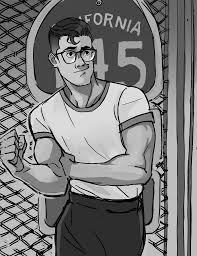 Pretty Buff Guy With A Heart Of Gold Superman Guy Drawing Cartoon Art Styles Buff Guys