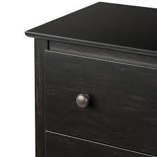 Description warranty shipping & returns. Prepac Sonoma Chest With 5 Drawer Black 45 Inx 31 5 In Hdc 3345 V Rona