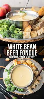 Since going vegan, i successfully made a vegan swiss fondue one time that was just. White Bean Beer Fondue Vegan Yack Attack