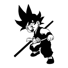 Step by step drawing tutorial on how to draw goku from dragon ball z goku is a male character in the manga dragon ball z. Dragon Ball Z Kid Goku 946 Vinyl Sticker