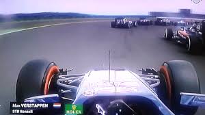 Max verstappen and lewis hamilton crash during british grand prix. Watch Both Lotuses And Both Mclarens Crash Into Each Other On Lap One Wtf1