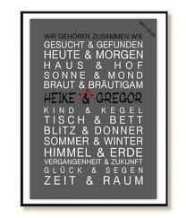 Geschenk Hochzeit Personalisiert Hochzeitsgeschenk Name Etsy Personalized Wedding Perfect Wedding Gift Personalized Art Print