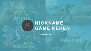 Nah, seperti itulah cara membuat nickname game keren menggunakan aplikasi fancy keyboard. 3000 Nickname Game Keren Unik Dan Kece 2021 Pubg Ff Ml Aov