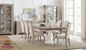 Use a small modern dining table as a kitchen table instead. Chalfont Classic Style Modern Dining Table