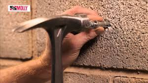 Bolt Shield Anchor How To Use Molly Fixing Bolts For Really Heavy Jobs In Solid Concrete Youtube