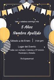 Check spelling or type a new query. Invitacion Cumpleanos Nino 5 Anos