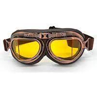 Retro Steampunk Motorcycle Goggles Yellow In 2021 Motorcycle Goggles Motocross Goggles Steampunk Goggles