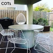 Those who enjoy the organic look of concrete will love this furniture. Concrete Outdoor Table And Furniture Concrete Republic