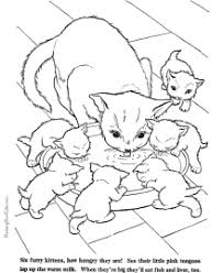Cute kittens coloring pages are a fun way for kids of all ages to develop creativity, focus, motor skills and color recognition. Kitten Coloring Pages Free And Printable