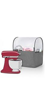 Kitchenaid stand mixer cover 4.5 qtrade account. Amazon Com Luxja Dust Cover Compatible With 4 5 Quart And 5 Quart Stand Mixer Cloth Cover With Pockets For Stand Mixer And Extra Accessories Gray Kitchen Dining