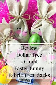 Easter Bunny Fabric Treat Sacks Review Diy Easter Gifts Easter Gifts Easter Treat Bags