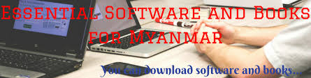 Java Essential Software And Books For Myanmar