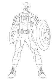 Enjoy this free printable marvel movie captain america: Trends For Kids Captain America Coloring Pages Anyoneforanyateam