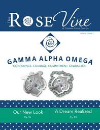 Rose Vine Vol1 Iss1 Final By Gamma Alpha Omega Sorority Inc
