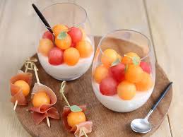 Panna Cotta De Jambon Cru Et Billes De Melon Recette Recette Entree Froide Recette Melon Recettes De Cuisine