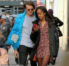 Barack recently revealed that their oldest daughter malia obama's boyfriend sheltered in place with them too. Malia Obama Spends The Christmas Holidays In London With Long Term British Boyfriend Daily Mail Online