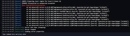 Click file manager then upload. Error That Keeps Crashing My Server Spigotmc High Performance Minecraft