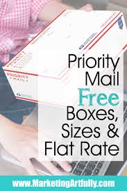 Usps Priority Mail Free Boxes Sizes And Flat Rate