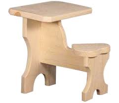 Doll Desk Moveis De Madeira Madeira Diy Banquinhos De Madeira