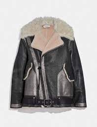Coach Canada Official Site Aviator Jackets Shearling Jackets