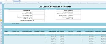 How Car Loan Amortization Calculator Excel Works Exceltemple