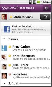 Try the latest version of facebook messenger for android Yahoo Messenger For Android