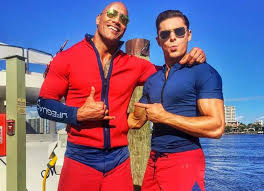 Loved working with the new cast, said mr.hasselhoff. Dwayne The Rock Johnson Shares First Set Photos As David Hasselhoff S Baywatch Character Uinterview