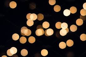 Flying Golden Bokeh Lights On Black Bokeh Lights Bokeh Lights