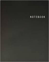 It provides a way to archive older recipes that can not be replaced. Notebook Unlined Notebook Large 8 5 X 11 Inches 100 Pages Black Cover Notebooks Lila 9781545240960 Amazon Com Books