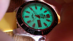 5mm) and a third of a millimeter thicker (13. Orient Mako Xl Full Lume Dial Watchuseek Watch Forums