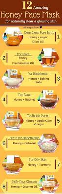 14 Honey Face Mask For Naturally Clear And Glowing Skin Honey Face Honey Face Mask Skin Remedies