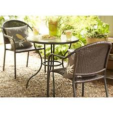 Garden Treasures Pelham Bay 3 Piece Outdoor Bistro Set Outdoor Bistro Set Outdoor Furniture Sets Bistro Set