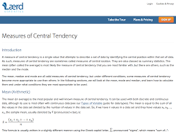 Measures Of Central Tendency Better Evaluation