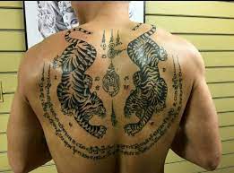 Yant Suea The Two Tigers Tiger Tattoo Design Sak Yant Tattoo Tiger Tattoo