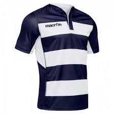 It's made from resilient and breathable piqué fabric so it can take the hits on the pitch and keep you comfortable in the stands. Macron Rugby Trikot Idmon Blau Weiss Teamsport Corner Trikotsatze Und Mehr In Grosser Auswahl