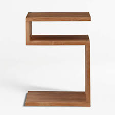 If there is minimal area next to your bed, finding a bedside table that fits and is functional can make a big difference. Entu Side Table Reviews Crate And Barrel